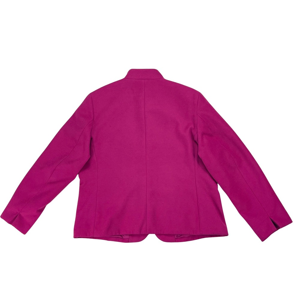 Chico's Pink Hidden Hook Blazer Jacket Womens Academia Old Money Twee Size 3 XL - Picture 9 of 16